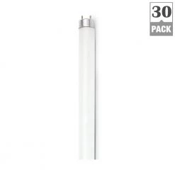 32-Watt Linear T8 Fluorescent Tube Light Bulb Cool White (30-Pack) by Commercial Electric 11 32-Watt Linear T8 Fluorescent Tube Light Bulb Cool White (30-Pack) by Commercial Electric -OCTO LIGHTS Shop commercial electric fluorescent tube lights f32t8 841 1d 1000