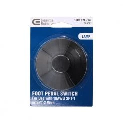Black Foot Pedal Lamp On/Off Switch by Commercial Electric -OCTO LIGHTS Shop commercial electric lamp accessories 804914 4f 1000