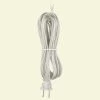 8 ft. Silver Lamp Cord and Molded Plug Set with Stripped Ends Ready for Wiring by Commercial Electric -OCTO LIGHTS Shop commercial electric lamp accessories 81665 64 1000