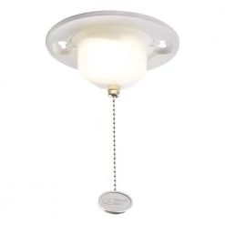5 in. Closet Light LED Ceiling Utility Light with Pull Chain Lamp Holder 120 Volts 7 Watts 650 Lumens by Commercial Electric