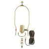Brass DIY Make-A-Lamp Kit with 3-Way Turn Knob Lamp Socket by Commercial Electric -OCTO LIGHTS Shop commercial electric lamp sockets 81585 64 1000