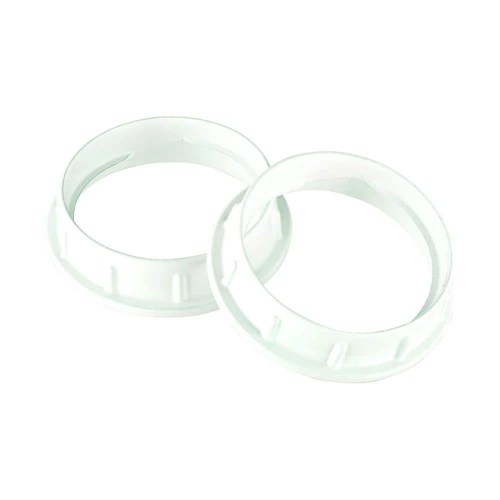 2 in. White Socket Ring by Commercial Electric 3 2 in. White Socket Ring by Commercial Electric