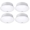 60-Watt Equivalent 7 in. E26 Motion Sensor LED Light Bulb Customize Hold Times Closet Rated in Bright White (4-Pack) by Commercial Electric -OCTO LIGHTS Shop commercial electric led light bulbs 54606341b 4pk 64 1000