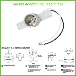 40-Watt Equivalent 5 in. E26 Closet Lighting LED Light Bulb in Bright White Stairway Lighting Hallway Light (2-Pack) by Commercial Electric -OCTO LIGHTS Shop commercial electric led light bulbs 54692141b 1d 1000