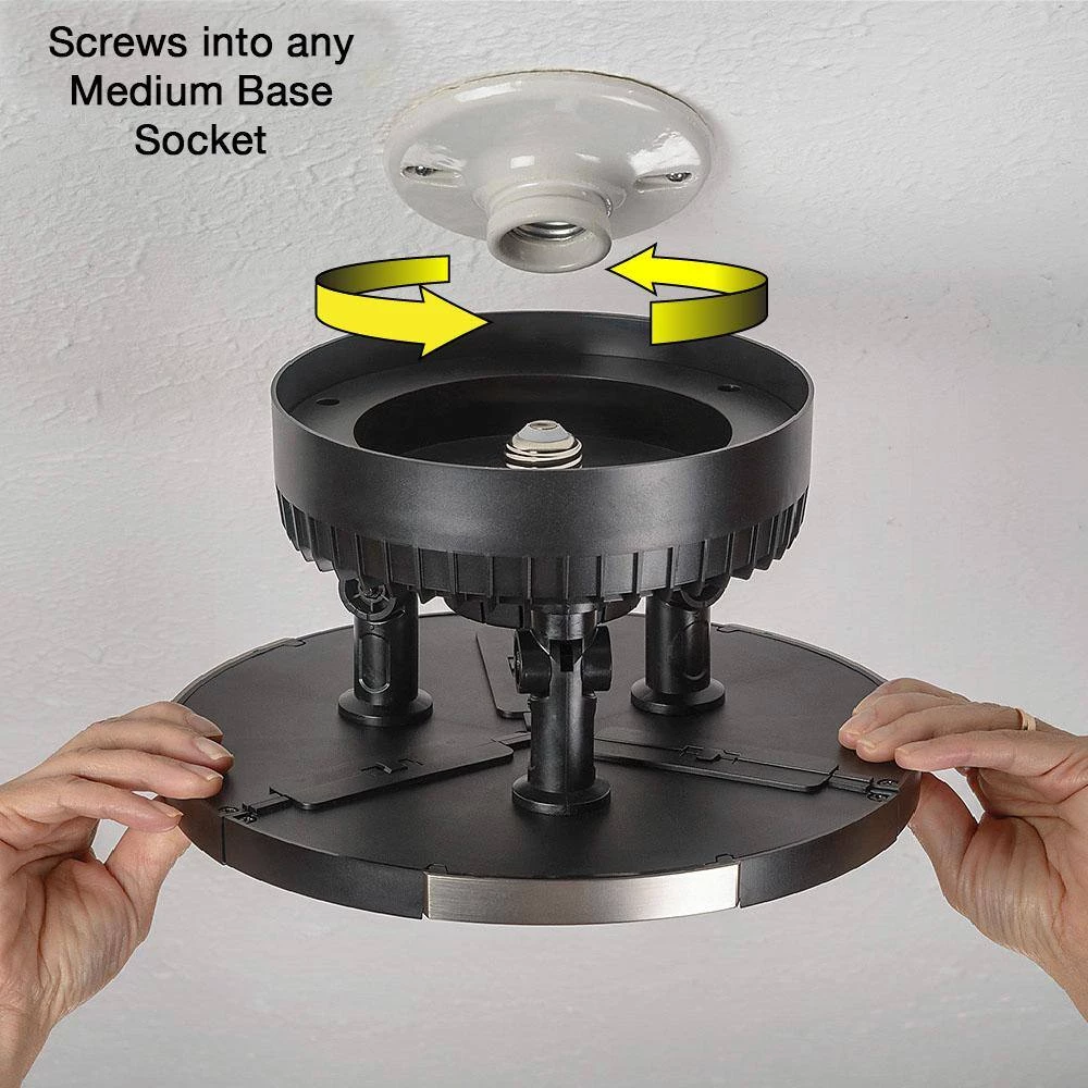 225-Watt Equivalent 10 in. E26 LED Light Bulb 3 Individual Adjustable Heads to Direct Beam Angle in Daylight (4-Pack) by Commercial Electric 3 225-Watt Equivalent 10 in. E26 LED Light Bulb 3 Individual Adjustable Heads to Direct Beam Angle in Daylight (4-Pack) by Commercial Electric - Image 2