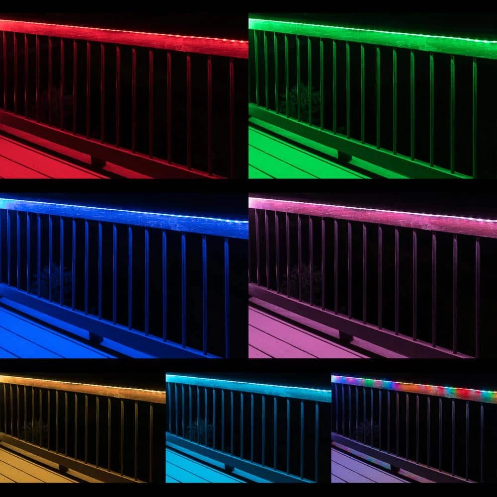 13.2 ft. RGB Pixel LED Heavy-Duty Strip Light with Remote Control by Commercial Electric 12 13.2 ft. RGB Pixel LED Heavy-Duty Strip Light with Remote Control by Commercial Electric - Image 10