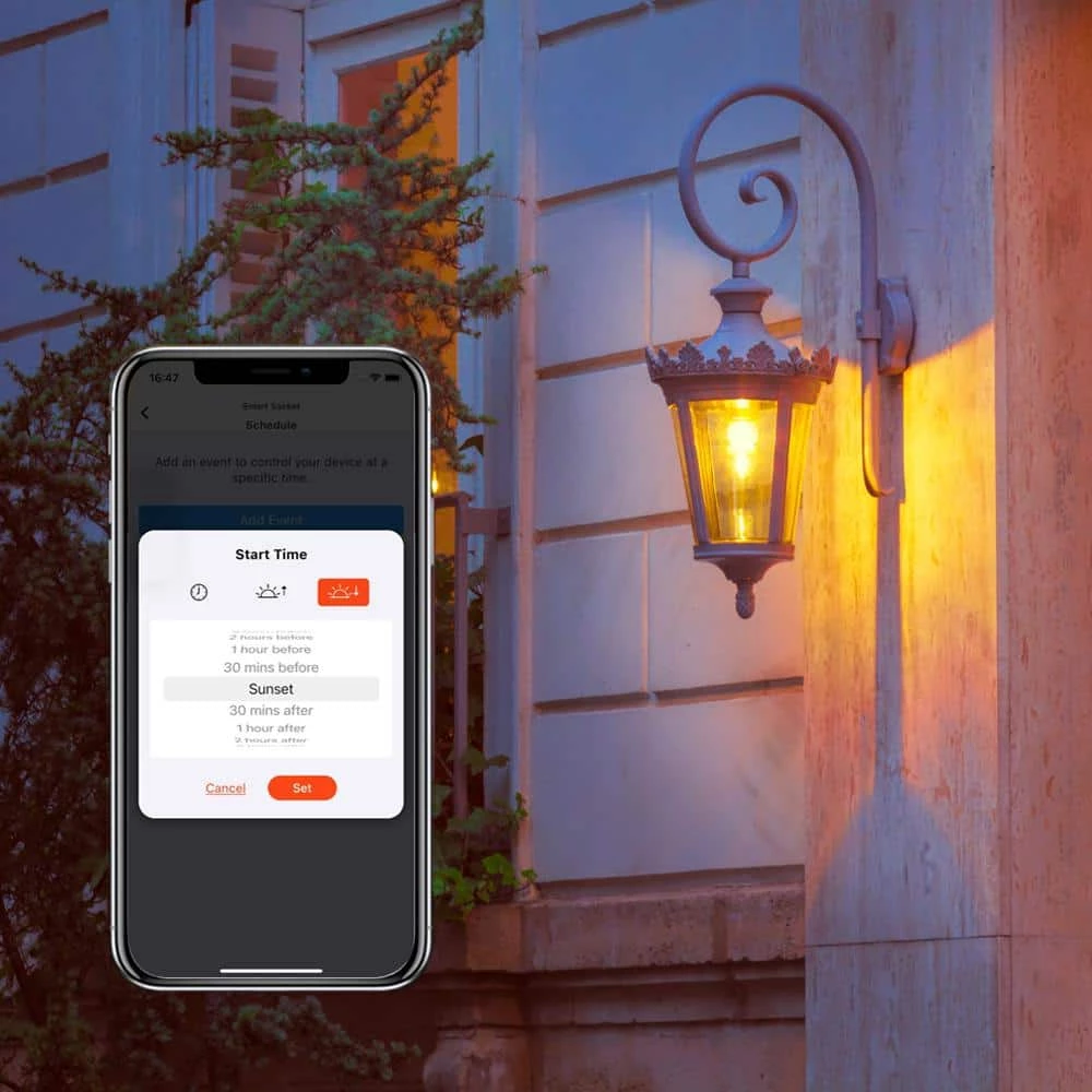 Indoor/Outdoor Smart Hubspace Screw-Based Lighting Socket by Commercial Electric 10 Indoor/Outdoor Smart Hubspace Screw-Based Lighting Socket by Commercial Electric - Image 9