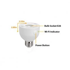 Indoor/Outdoor Smart Hubspace Screw-Based Lighting Socket by Commercial Electric 15 Indoor/Outdoor Smart Hubspace Screw-Based Lighting Socket by Commercial Electric -OCTO LIGHTS Shop commercial electric light bulbs changers hpla11cwb a0 1000