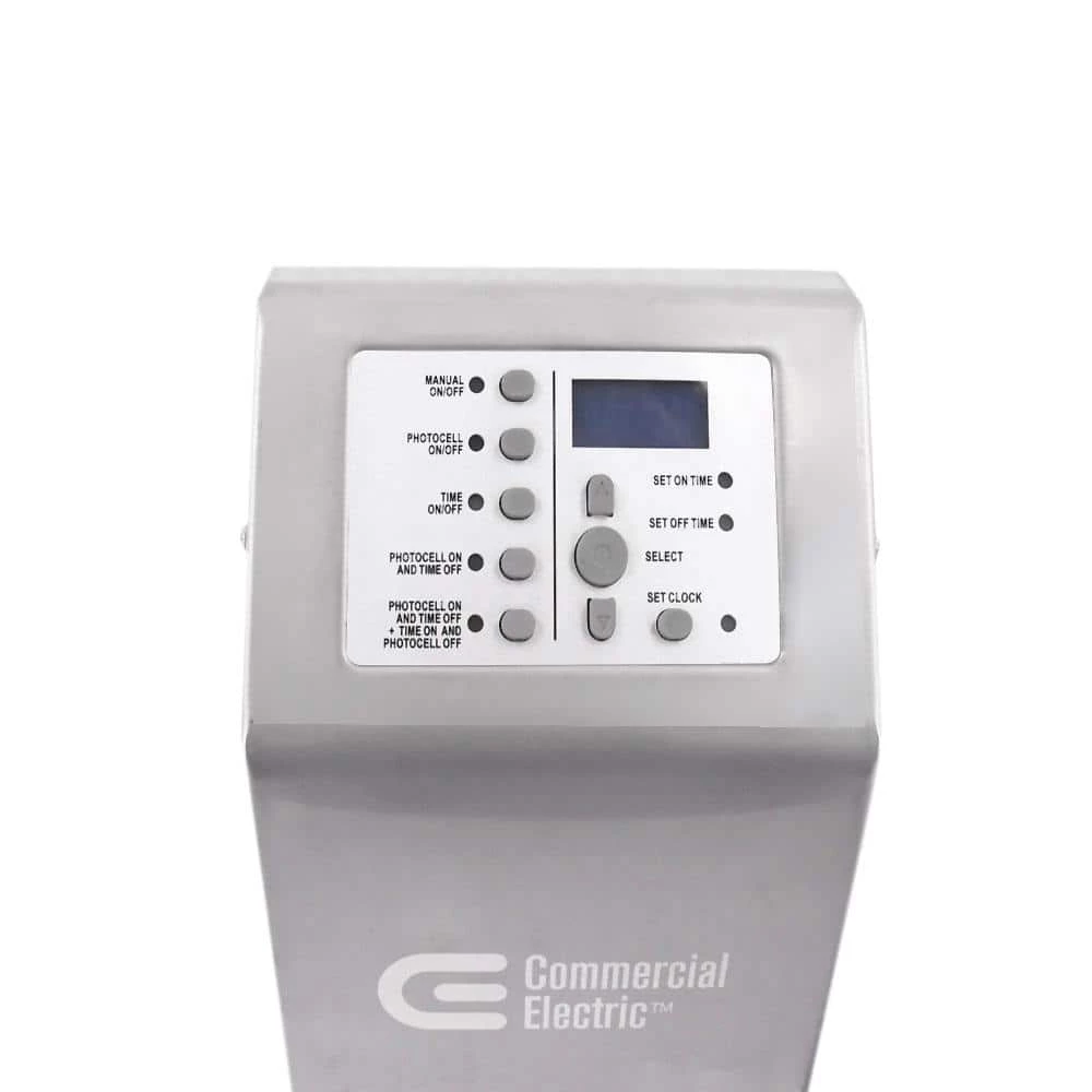 Low Voltage 200-Watt Stainless Steel Landscape Transformer by Commercial Electric 4 Low Voltage 200-Watt Stainless Steel Landscape Transformer by Commercial Electric - Image 2