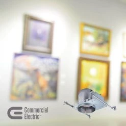 6 in. Aluminum New Construction IC Rated Recessed Can Airtight Housing (6-Pack) by Commercial Electric -OCTO LIGHTS Shop commercial electric recessed lighting housings cat7icata 6pk 40 1000