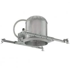 6 in. Aluminum New Construction IC Rated Recessed Can Airtight Housing (6-Pack) by Commercial Electric