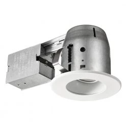 LED Glare Control / Directional 4 in. White Recessed Kit by Commercial Electric