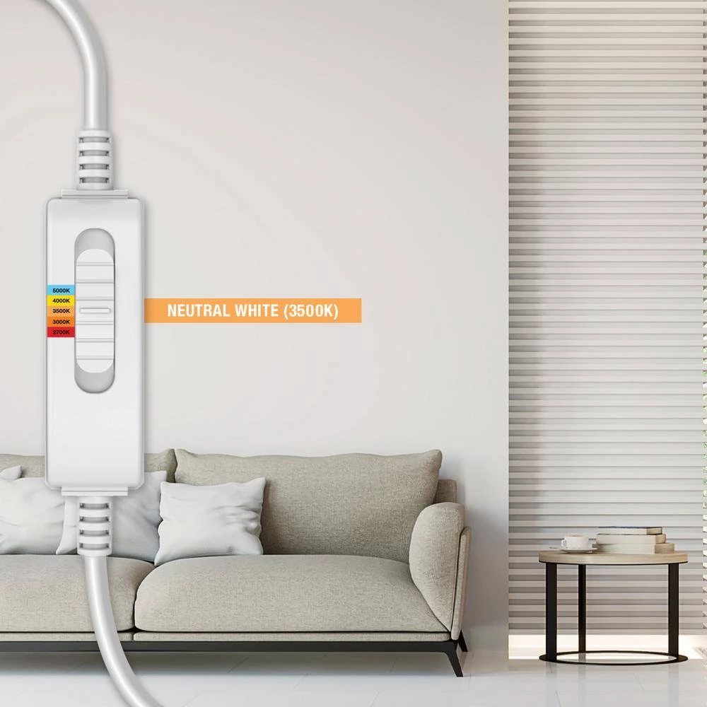 Ultra-Low Glare 6 in. Color Selectable New Construction and Remodel Canless Recessed Integrated LED Kit by Commercial Electric 9 Ultra-Low Glare 6 in. Color Selectable New Construction and Remodel Canless Recessed Integrated LED Kit by Commercial Electric - Image 7