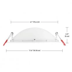 Ultra-Low Glare 6 in. Color Selectable New Construction and Remodel Canless Recessed Integrated LED Kit by Commercial Electric 21 Ultra-Low Glare 6 in. Color Selectable New Construction and Remodel Canless Recessed Integrated LED Kit by Commercial Electric -OCTO LIGHTS Shop commercial electric recessed lighting kits 91458 76 1000