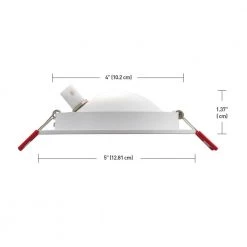 Ultra-Spot 4 in. Selectable New Construction and Remodel Color Canless Recessed Integrated LED Kit by Commercial Electric 21 Ultra-Spot 4 in. Selectable New Construction and Remodel Color Canless Recessed Integrated LED Kit by Commercial Electric -OCTO LIGHTS Shop commercial electric recessed lighting kits 91459 76 1000