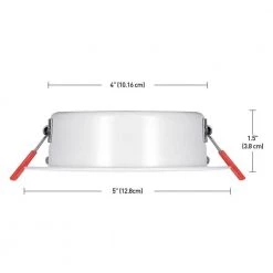 Slim Directional 4 in. Color Selectable New Construction and Remodel Canless Recessed Integrated LED Kit by Commercial Electric -OCTO LIGHTS Shop commercial electric recessed lighting kits 91473 76 1000