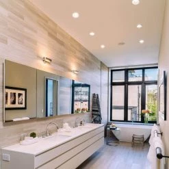 2 in. White True Baffle LED Integrated Trimless Recessed Lighting Kit by Commercial Electric -OCTO LIGHTS Shop commercial electric recessed lighting kits 91502 31 1000