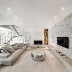 4 in. White Flush Round Wet Rated LED Integrated Recessed Lighting Kit (6-Pack) by Commercial Electric 13 4 in. White Flush Round Wet Rated LED Integrated Recessed Lighting Kit (6-Pack) by Commercial Electric -OCTO LIGHTS Shop commercial electric recessed lighting kits 91514 31 1000