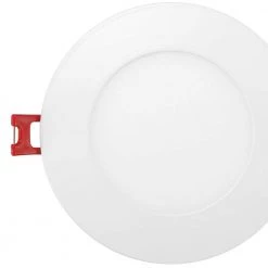 4 in. White Flush Round Wet Rated LED Integrated Recessed Lighting Kit (6-Pack) by Commercial Electric 11 4 in. White Flush Round Wet Rated LED Integrated Recessed Lighting Kit (6-Pack) by Commercial Electric -OCTO LIGHTS Shop commercial electric recessed lighting kits 91514 4f 1000