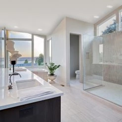 6 in. White Flush Round Wet Rated LED Integrated Recessed Lighting Kit (6-Pack) by Commercial Electric -OCTO LIGHTS Shop commercial electric recessed lighting kits 91515 c3 1000