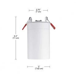 3 in. White Adjustable Cylinder LED Integrated Trackless Recessed Lighting Kit by Commercial Electric -OCTO LIGHTS Shop commercial electric recessed lighting kits 91533 44 1000