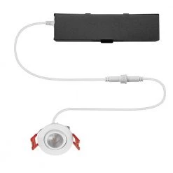 2 in. White Gimble LED Integrated Trimless Recessed Lighting Kit by Commercial Electric 12 2 in. White Gimble LED Integrated Trimless Recessed Lighting Kit by Commercial Electric -OCTO LIGHTS Shop commercial electric recessed lighting kits 91578 40 1000