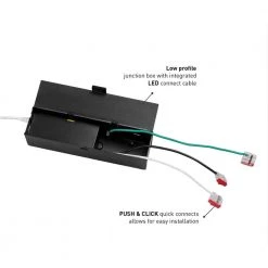 4 in. White Interchangeable Trim LED Integrated Trimless Recessed Lighting Kit by Commercial Electric -OCTO LIGHTS Shop commercial electric recessed lighting kits 91582 1f 1000