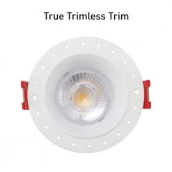 4 in. White Interchangeable Trim LED Integrated Trimless Recessed Lighting Kit by Commercial Electric -OCTO LIGHTS Shop commercial electric recessed lighting kits 91582 44 1000