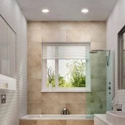 4 in. Selectable New Construction and Remodel Color Ultra-Directional Canless Recessed Integrated LED Kit by Commercial Electric -OCTO LIGHTS Shop commercial electric recessed lighting kits 91918 c3 1000