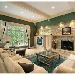 Easy-Up 4 in. D Baffle Color Selectable Canless LED Recessed Kit by Commercial Electric -OCTO LIGHTS Shop commercial electric recessed lighting kits cer407943ak50wh 4f 1000