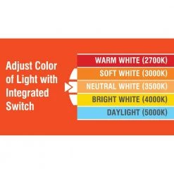 Easy-Up 6 in. White Baffle Integrated LED Recessed Kit with Selectable CCT (2700K-5000K), (No Can Needed) by Commercial Electric -OCTO LIGHTS Shop commercial electric recessed lighting kits cer608943ak50wh a0 1000