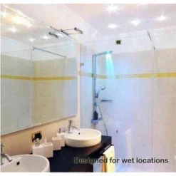 Easy-Up 4 in. White Baffle Integrated LED Recessed Kit at 91 CRI, 2700K, Warm White by Commercial Electric -OCTO LIGHTS Shop commercial electric recessed lighting kits sev407943wh27 66 1000