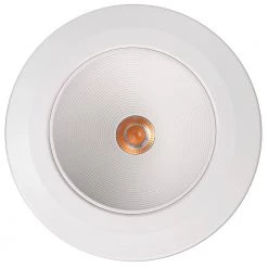 Ultra Low Glare 6 in. 3000K Soft White Integrated LED Recessed Trim Downlight Deep White Baffle Insert 670 Lumens by Commercial Electric 12 Ultra Low Glare 6 in. 3000K Soft White Integrated LED Recessed Trim Downlight Deep White Baffle Insert 670 Lumens by Commercial Electric -OCTO LIGHTS Shop commercial electric recessed lighting trims 53197102 66 1000