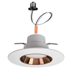 5 in./6 in. Selectable Integrated LED Recessed Trim Can Light with 4 Interchangeable Trims 950 Lumens Dimmable (8-Pack) by Commercial Electric -OCTO LIGHTS Shop commercial electric recessed lighting trims 53198101 8pk 66 1000