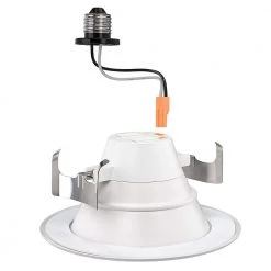 6 in. Selectable Integrated LED Recessed Trim Downlight 30 Configurations in One Fixture High Ceiling Output Dimmable by Commercial Electric -OCTO LIGHTS Shop commercial electric recessed lighting trims 53801101 1f 1000