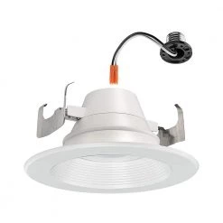 6 in. Selectable Integrated LED Recessed Trim Downlight 30 Configurations in One Fixture High Ceiling Output Dimmable by Commercial Electric -OCTO LIGHTS Shop commercial electric recessed lighting trims 53801101 44 1000