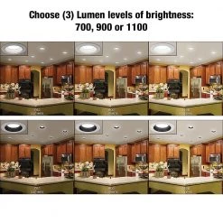 6 in. Selectable Integrated LED Recessed Trim Downlight 30 Configurations in One Fixture High Ceiling Output Dimmable by Commercial Electric -OCTO LIGHTS Shop commercial electric recessed lighting trims 53801101 c3 1000