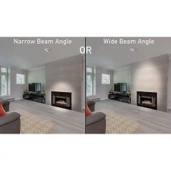 6 in. 3000K Integrated LED Recessed Trim Gimbal Light with Adjustable Beam Angle and Bulb Direction 670 Lumens (8 Pack) by Commercial Electric -OCTO LIGHTS Shop commercial electric recessed lighting trims 53803111 8pk e1 1000