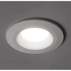 6 in. Selectable Integrated LED Recessed Trim Can Light with Night Light Feature 5 CCT 670 Lumens Dimmable (8 Pack) by Commercial Electric -OCTO LIGHTS Shop commercial electric recessed lighting trims 53804101 8pk 1f 1000