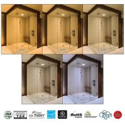 Ultra Slim 6 in. Canless Color Selectable CCT Integrated LED Recessed Light Trim Downlight 900 Lumens (12-Pack) by Commercial Electric -OCTO LIGHTS Shop commercial electric recessed lighting trims 53807101 12pk 66 1000