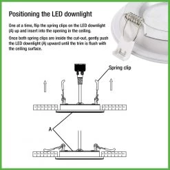 Ultra-Slim 6 in. Canless Selectable CCT Integrated LED Recessed Light Trim Downlight Wet Rated 900 Lumens (12-Pack) by Commercial Electric -OCTO LIGHTS Shop commercial electric recessed lighting trims 53807101 a 12pk 66 1000