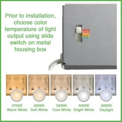 Ultra-Slim 6 in. Canless Selectable CCT Integrated LED Recessed Light Trim Downlight Wet Rated 900 Lumens (12-Pack) by Commercial Electric -OCTO LIGHTS Shop commercial electric recessed lighting trims 53807101 a 12pk a0 1000