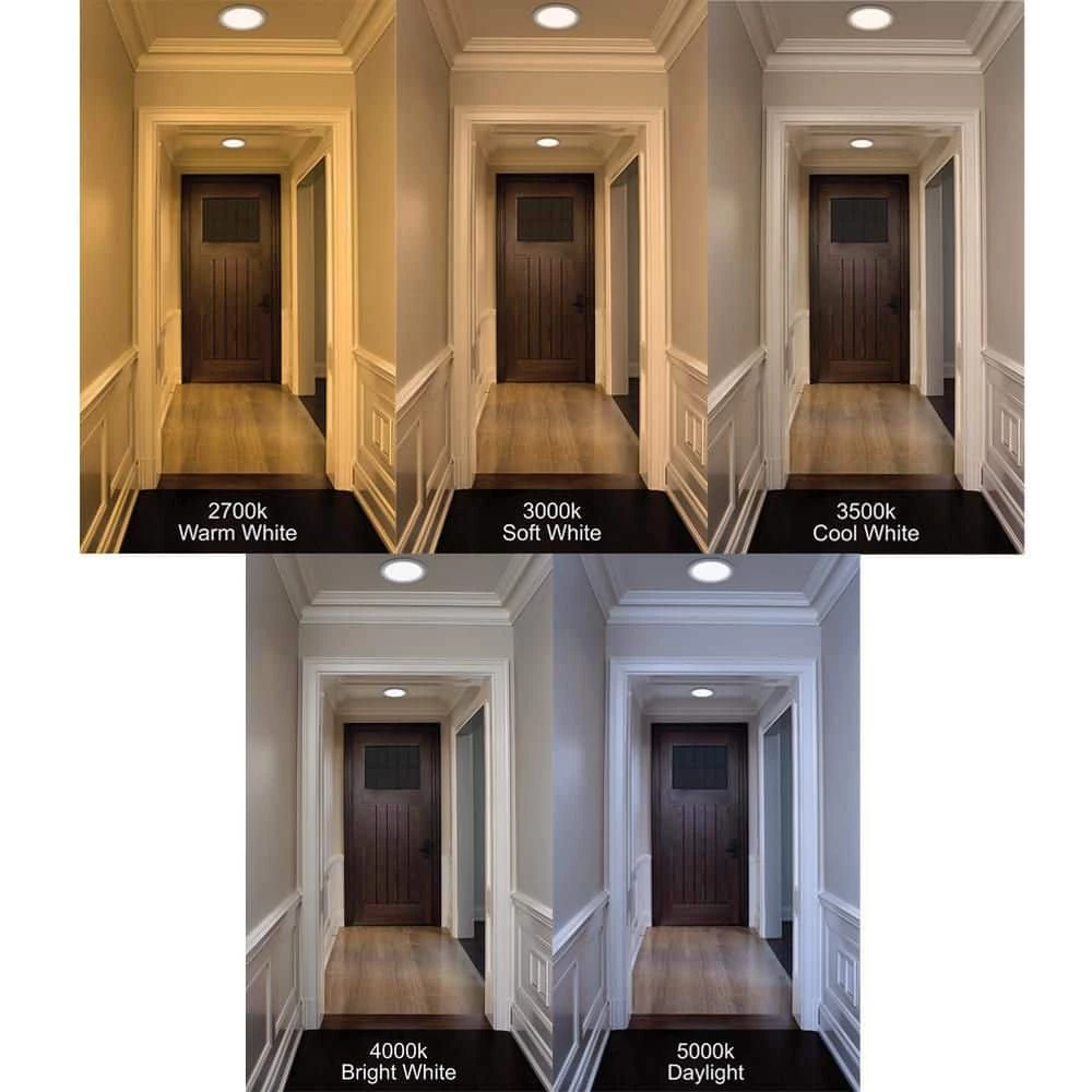 Ultra Slim 6 in. Canless 3000K Adjustable Color Temperatures Integrated LED Recessed Light w/Black Trim Kit (24-Pack) by Commercial Electric 10 Ultra Slim 6 in. Canless 3000K Adjustable Color Temperatures Integrated LED Recessed Light w/Black Trim Kit (24-Pack) by Commercial Electric - Image 8