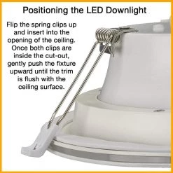 4 in. Canless Adjustable Color Temperature Integrated LED Recessed Light Trim w/ Night Light Reduces Eye Glare (24-Pack) by Commercial Electric -OCTO LIGHTS Shop commercial electric recessed lighting trims 53822101 24pk c3 1000