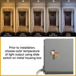 4 in. Canless Color Selectable Integrated LED Recessed Light Trim w/ Night Light Reduces Eye Glare 650 Lumens (4-Pack) by Commercial Electric -OCTO LIGHTS Shop commercial electric recessed lighting trims 53822101 4pk 40 1000