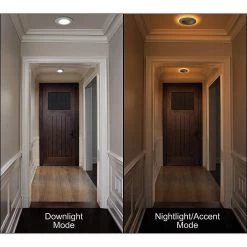 4 in. Canless Color Selectable Integrated LED Recessed Light Trim w/ Night Light Reduces Eye Glare 650 Lumens (4-Pack) by Commercial Electric -OCTO LIGHTS Shop commercial electric recessed lighting trims 53822101 4pk 66 1000