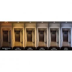 4 in. Canless Color Selectable Integrated LED Recessed Light Trim w/ Night Light Reduces Eye Glare 650 Lumens (8-Pack) by Commercial Electric 24 4 in. Canless Color Selectable Integrated LED Recessed Light Trim w/ Night Light Reduces Eye Glare 650 Lumens (8-Pack) by Commercial Electric -OCTO LIGHTS Shop commercial electric recessed lighting trims 53822101 8pk 1f 1000