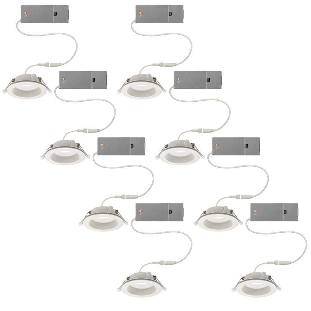 4 in. Canless Color Selectable Integrated LED Recessed Light Trim w/ Night Light Reduces Eye Glare 650 Lumens (8-Pack) by Commercial Electric 14 4 in. Canless Color Selectable Integrated LED Recessed Light Trim w/ Night Light Reduces Eye Glare 650 Lumens (8-Pack) by Commercial Electric - Image 12
