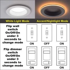 6 in. Canless Adjustable Color Temperature Integrated LED Recessed Light Trim w/ Night Light Reduces Eye Glare (24-Pack) by Commercial Electric 21 6 in. Canless Adjustable Color Temperature Integrated LED Recessed Light Trim w/ Night Light Reduces Eye Glare (24-Pack) by Commercial Electric -OCTO LIGHTS Shop commercial electric recessed lighting trims 53823101 24pk 77 1000