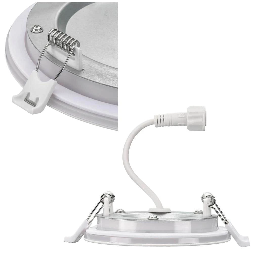 Ultra Slim 3 in. Color Selectable CCT Canless Integrated LED Recessed Light Trim with Night Light Feature (12-Pack) by Commercial Electric 9 Ultra Slim 3 in. Color Selectable CCT Canless Integrated LED Recessed Light Trim with Night Light Feature (12-Pack) by Commercial Electric - Image 7